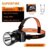 Superfire HL82 Motion Sensor hodelykt Bevegelsessensor og justerbar vinkel | Superfire