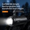 Superfire L1-S 10500 lumen spotlight Ekstremt lyssterk håndholdt søkelykt | Superfire