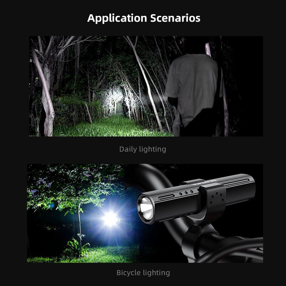 Superfire Mini lommelykt med 300 lumen vekt kun 114 gram lyser 90 meter | Superfire Superfire Mini lommelykt med 300 lumen vekt kun 114 gram lyser 90 meter - Bilde 8