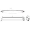 Lumary Vixen DR22C kurvet dobbel ledbar Dynamisk parklys, komplett sett med XBB | Lumary