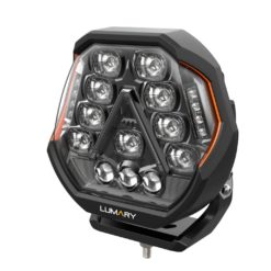 Alternative view of 2stk 9" Illuminator 200 ekstralys i sett Med brakett og kabelsett | 38 000 lumen