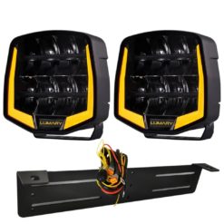 2 stk Lumary No Glare 9" ekstralys 240watt | 32 000lm | 714m@1lux |  E godk