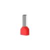 Tylle | Ledningsavslutter for 2 ledere 100 stk Rød tylle 2×2.5mm² | Derax