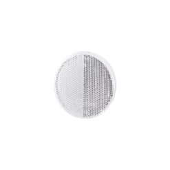 Rund refleks - Hvitt Ø75mm med med festetape
