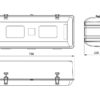 CEA Brannskap for 9kg pulverapparat Vignal HMS skap for 9 kg brannslukker | Vignal