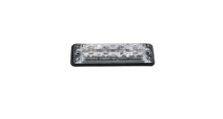 RØD Lumary slim LED flasher 4LED Med rød lysfarge