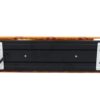 Varsellysbjelke Lumary Guardian Black line 77 cm med oransje glass | Lumary