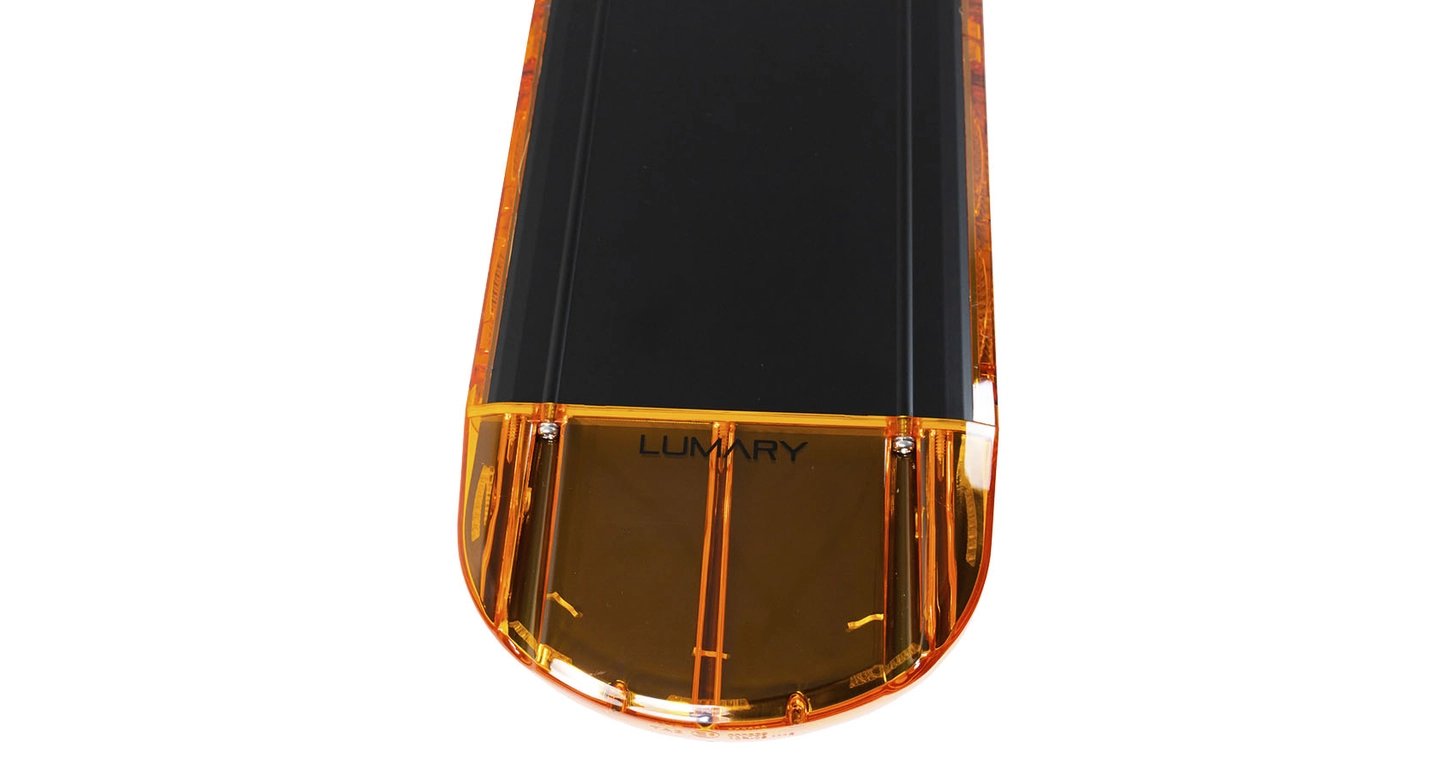 Varsellysbjelke Lumary Guardian Black line 106 cm med oransje glass | Lumary Varsellysbjelke Lumary Guardian Black line 106 cm med oransje glass - Bilde 4