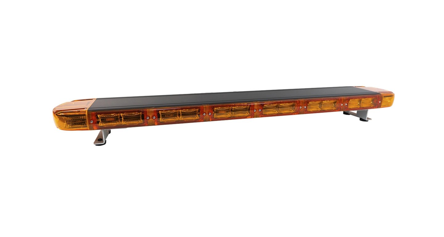 Varsellysbjelke Lumary Guardian Black line 106 cm med oransje glass | Lumary Varsellysbjelke Lumary Guardian Black line 106 cm med oransje glass
