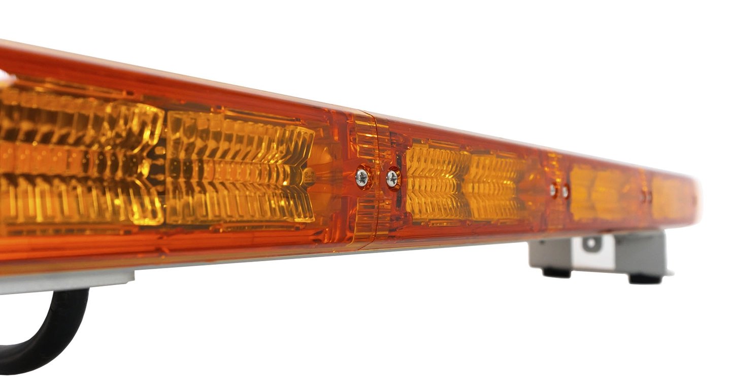 Varsellysbjelke Lumary Guardian Silver line 106 cm med oransej glass | Lumary Varsellysbjelke Lumary Guardian Silver line 106 cm med oransej glass - Bilde 6
