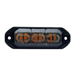 Alternative view of LUMARY Dark 3 LED blå varsellys LED Sotet med blå lysfarge