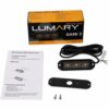 LUMARY Dark 3 LED varsellys, hvitt lys LED Sotet med hvit lysfarge | Lumary