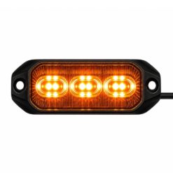 LUMARY Dark 3 LED varsellys oransje LED Sotet med oransje lysfarge