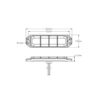 LUMARY Dark 4 LED varsellys, hvitt lys LED Sotet med hvit lysfarge | Lumary