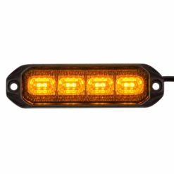 LUMARY Dark 4 LED varsellys Orange LED Sotet med oransje lysfarge