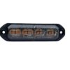 LUMARY Dark 4 LED varsellys Orange LED Sotet med oransje lysfarge | Lumary