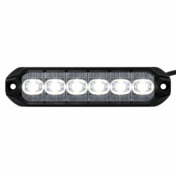 LUMARY Dark 6 LED varsellys hvit sotet LED Sotet med hvit lysfarge