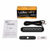 LUMARY Dark 6 LED varsellys hvit sotet LED Sotet med hvit lysfarge | Lumary