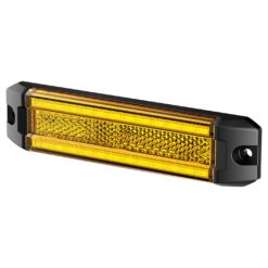 Gult markeringslys med refleks Flott design med E merket refleks