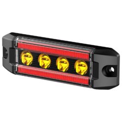 Rødt markeringslys og varsellys Alt i en og samme lampe