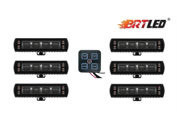 BRT Dual Slim 30 LED m/varsellys - Pakke