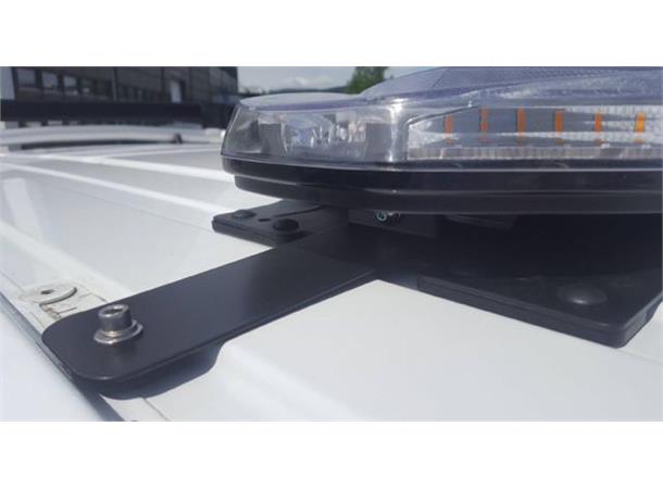 Fix-point braketter varselbjelke Sort