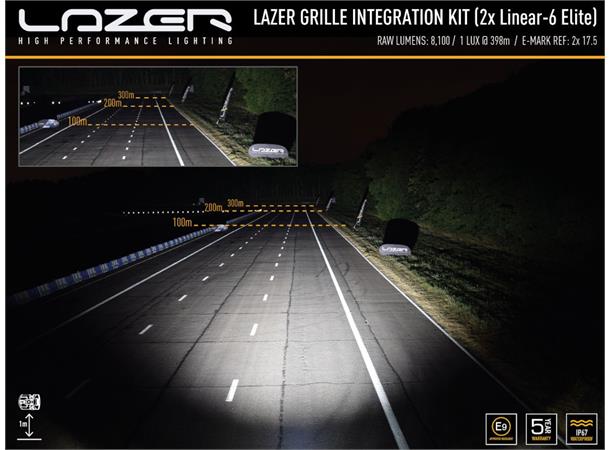 Lazer® Grillkit med Linear 6 ELITE