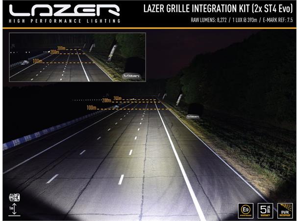 Lazer® Grillkit med ST4 Evolution