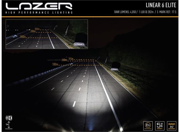 Lazer® Linear 6 ELITE | Lengde 232mm. 4050 Lumen | Lazer Lamps Lazer® Linear 6 ELITE