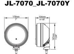 Maxtel® 7" LED Evapor