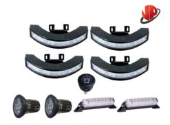 Varsellys for bil med takstativ