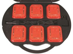 Varsellys sett oppladbar / magnet