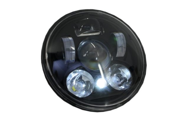 5,75 tommers motorsykkel CREE LED-hodelykt Angel Eye Halo DRL