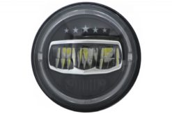 Alternative view of 7 Tommers CREE LED-frontlykter Angel Eye Halo DRL egnet for Jeep Wrangler JK TJ LJ JL (1997-2017) 5 Stjerner Design