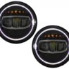 7 Tommers CREE LED-frontlykter Angel Eye Halo DRL egnet for Jeep Wrangler JK TJ LJ JL (1997-2017) 5 Stjerner Design | 7 Tommers CREE LED-frontlykter Angel Eye Halo DRL egnet for Jeep Wrangler JK TJ LJ JL (1997-2017) 5 Stjerner Design |