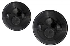 7-tommers CREE LED-frontlykter egnet for Jeep Wrangler JK TJ LJ Land Rover Defender Mercedes W463 Black
