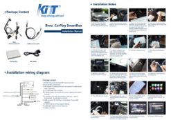 Alternative view of Mercedes C-klasse W205 GLC X253 S-klasse W222 C217 Benz Car Play Android Auto egnet for SMART Box NTG5.0