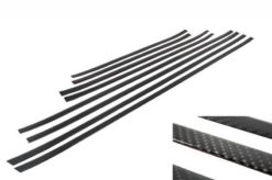 Alternative view of Add On Door Lister Strips Carbon with Side Decals Sticker Vinyl Matt Black and stigtrinn  egnet for Mercedes G-Class W463 (1989-2018)