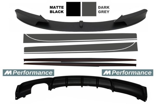 Add On Kit Extension Conversion til M-Performance Design egnet for BMW 3-serie F30 F31 (2011-up) Sedan Touring |