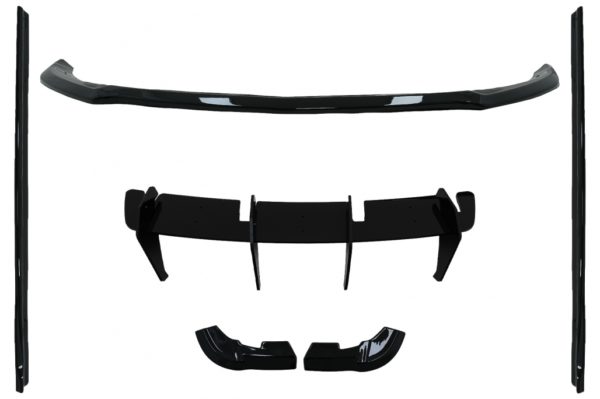 Aero Body Kit egnet for Mercedes A-Klasse W176 Sport Line (2015-2018) Piano Black |