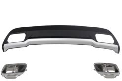 Alternative view of Luftdiffusor med eksospottespisser og GT-R Panamericana-gitter helt svart for Mercedes A-Klasse W176 (2012-08.2015) Sport Pack