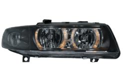 Alternative view of Angel Eyes Frontlykter Dual Halo Felger egnet for Seat Leon Toledo (04.1999-08.2004) Svart