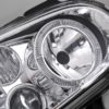 Angel Eyes Frontlykter Dual Halo Felger egnet for VW Golf IV 4 Cabriolet Hatchback Variant (09.1997-09.2003) Chrome LHD eller RHD |