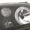 Angel Eyes Frontlykter Dual Halo Felger egnet for VW Golf IV 4 Cabriolet Hatchback Variant (09.1997-09.2003) Svart LHD eller RHD |