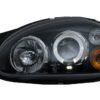 Angel Eyes Frontlykter Dual Halo Felger egnet for Opel Corsa B (02.1993-10.2000) LHD Svart |