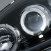 Angel Eyes Frontlykter Dual Halo Felger egnet for Opel Corsa B (02.1993-10.2000) LHD Svart |