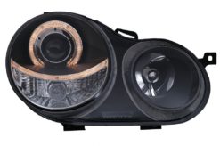 Alternative view of Angel Eyes Frontlykter Halo Felger egnet for VW Polo 9N (11.2001-04.2005) Svart