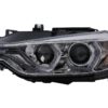 Angel Eyes Frontlykter LED DRL egnet for BMW 3-serie F30 F31 Sedan Touring (10.2011-05.2015) Krom |