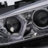 Angel Eyes Frontlykter LED DRL egnet for BMW 3-serie F30 F31 Sedan Touring (10.2011-05.2015) Krom |