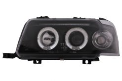 Alternative view of Angel Eyes Frontlykter egnet for Audi 80 B4 (09.1991-04.1996) Svart